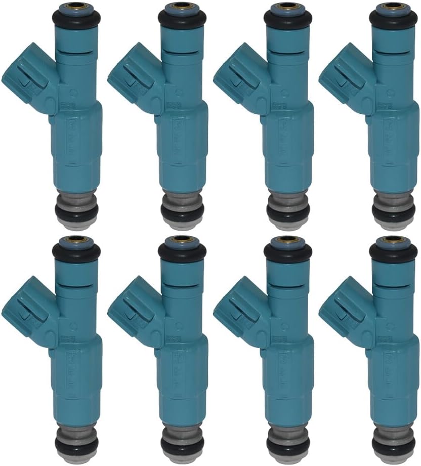ya 10 9.16 baidi 8PCS Fuel Injector 0280155715 for Dodge Dakota Durango for Ram 1500 B2500 5.2L 5.9L