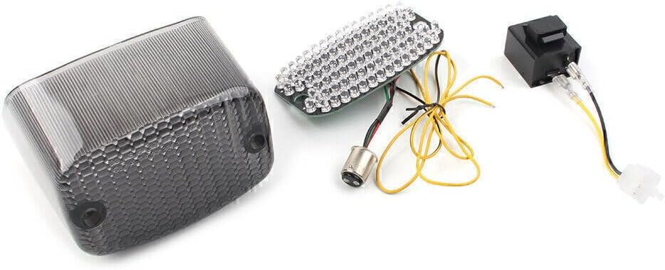 ya 10 9.16 zhengce Smoke LED Tail light Brake Turn Signals Fit for Yamaha VMAX 1985-2007 Motor