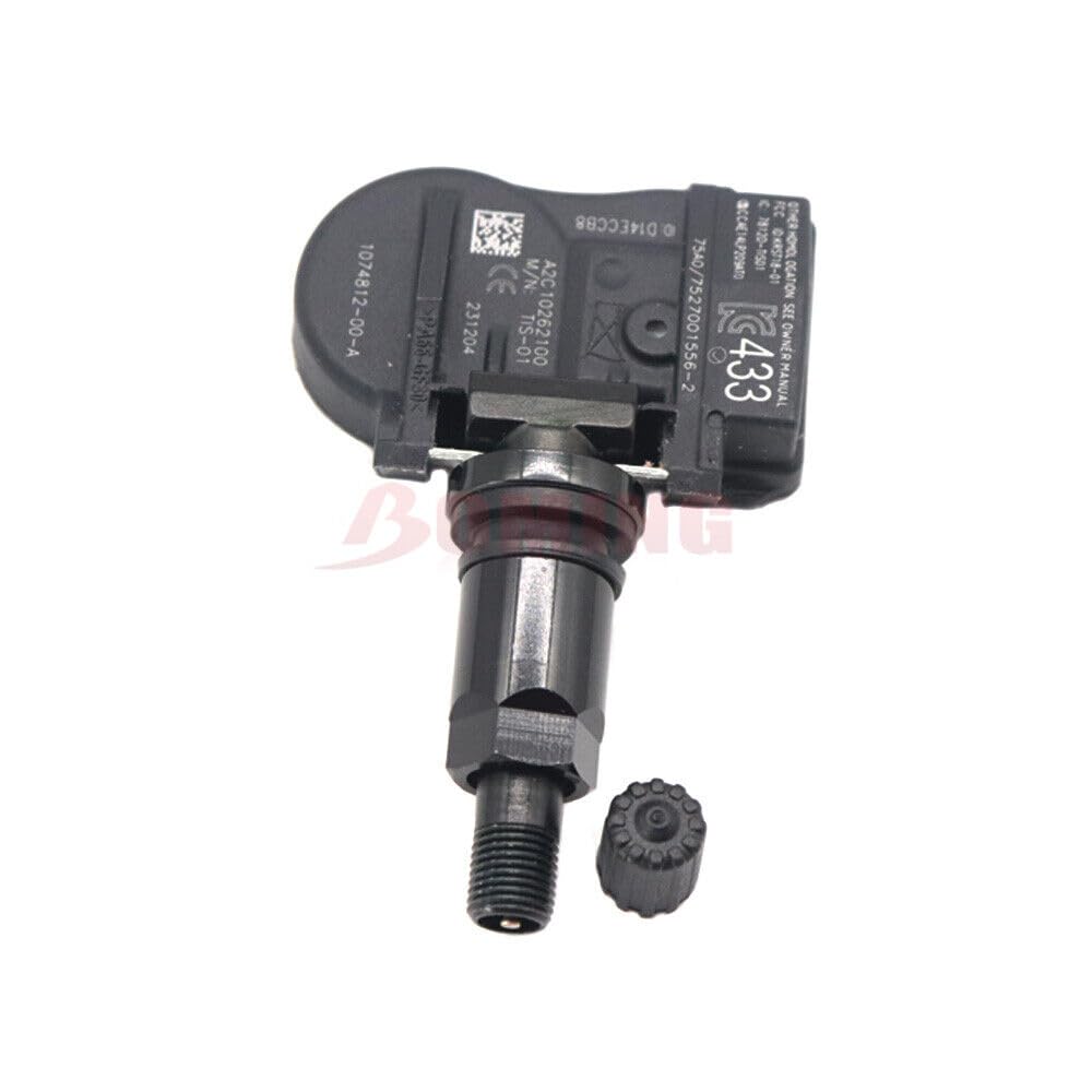 ya 12 10.31 4pcs 1074812-00-A TPMS Tire Pressure Sensor for Tesla Model 3 SX 433MHz-