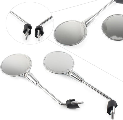 ya 7 8.24 baidi Rearview Side Mirrors for Vespa GTS GTV 125 200 300ie Sprint Primavera150 Chrome