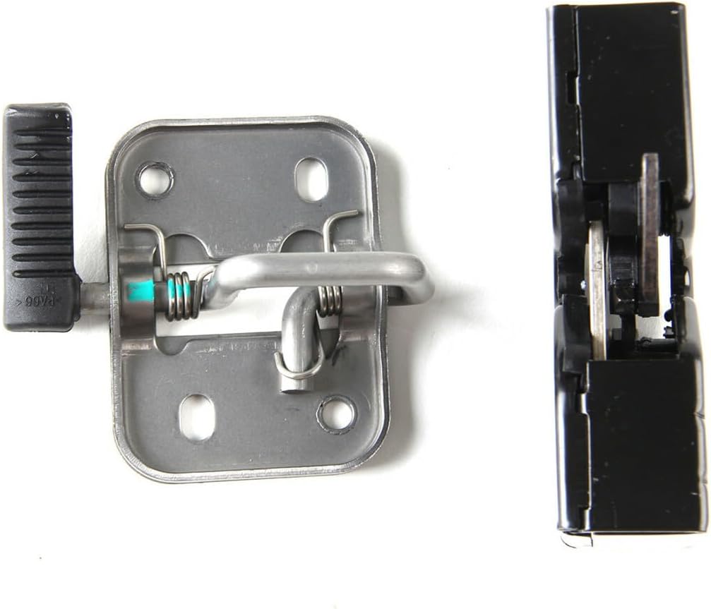 ya 11 9.14 baidiUpper & Lower Bonnet Engine Hood Lock Latch Set for VW for Jetta MK6 Passa Nms 12-17