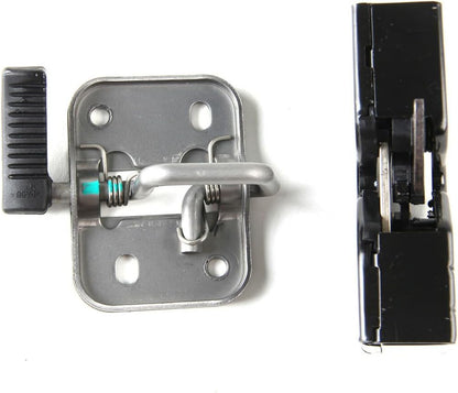 ya 11 9.14 baidiUpper & Lower Bonnet Engine Hood Lock Latch Set for VW for Jetta MK6 Passa Nms 12-17