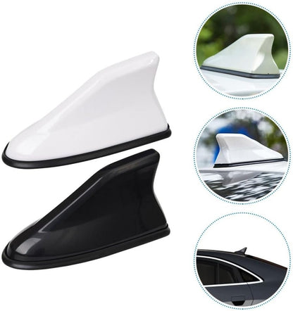 ya 6 8.14 2 Pcs Shark Fin Tail Rear Spoiler Wing Aerodynamic Car Accessories