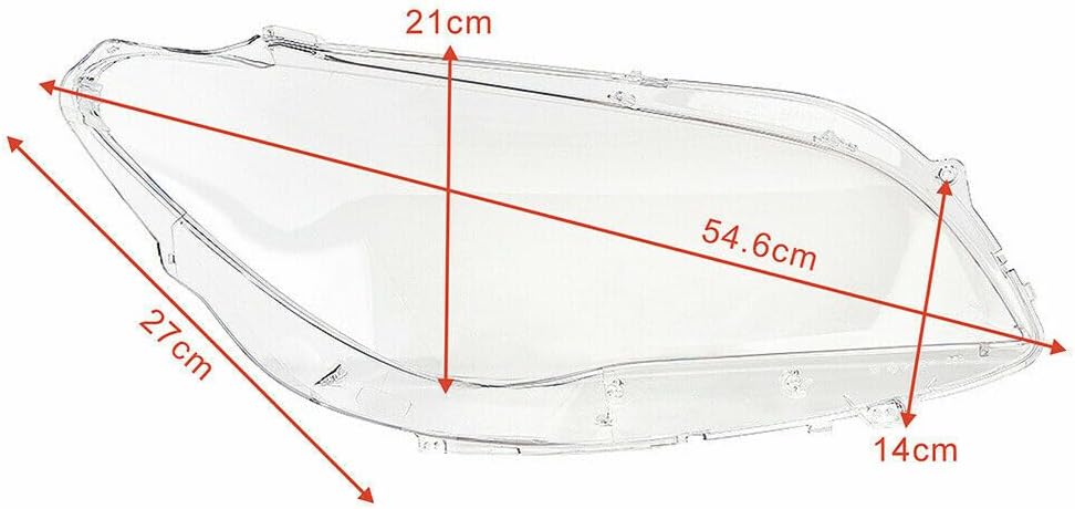 ya 10 9.16 zhengce Front Headlight Glass Lens Cover Right Clear for BMW F01/F02 2009-2015