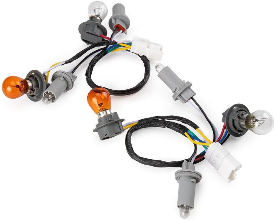 ya 4 8.10 2Pcs Rear Taillight Lamp Socket & Wiring Harness for Hyundai Sonata 2011-2014