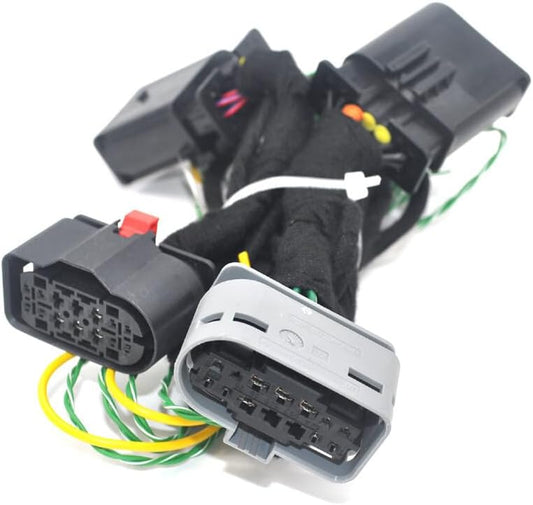 ya 4 8.10 2x Retrofit facelift LCI Led Head light cable loom adaptor For for Mercedes W205 GLC