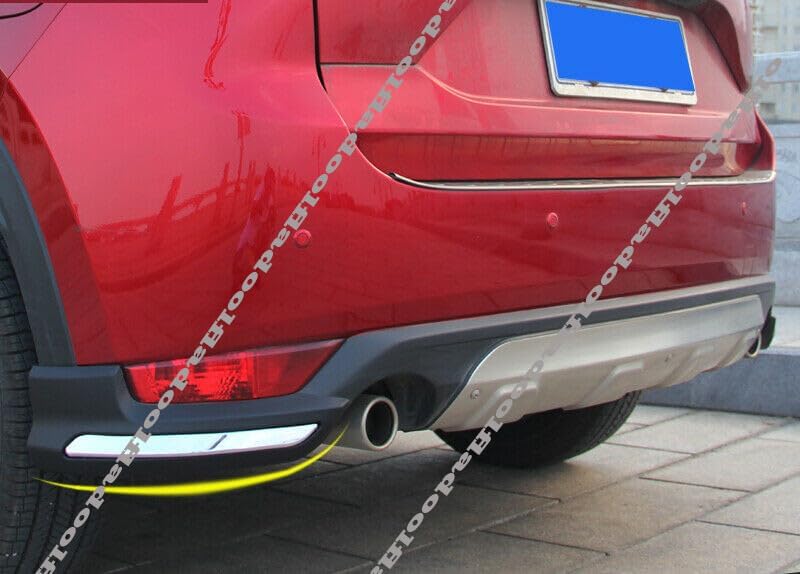 ya 2 8.15 Suitable for Mazda for CX-5 2017-2021 Black Rear Bumper Lip Chin Pot Splitter Protective Cover