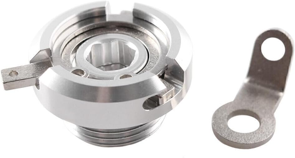 ya 12 10.8 baidi For Aprilia for Suzuki Moto Cagiva Silver Motorcycle Oil Filler Cap Set