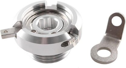 ya 12 10.8 baidi For Aprilia for Suzuki Moto Cagiva Silver Motorcycle Oil Filler Cap Set