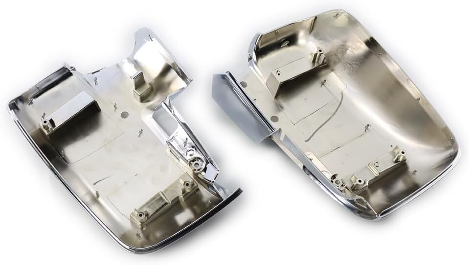 ya 11 9.14 baidiMirror Covers W/Bottom Turn Signal Cutout Fit for Dodge for Ram 1500 2013-2018 Chrome