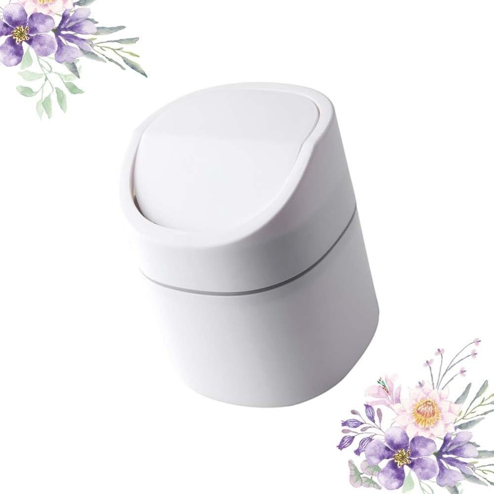 ya 13 9.15 baidi Push Trash Can Cute for Mini Desktop Waste Container Table Bin for Car