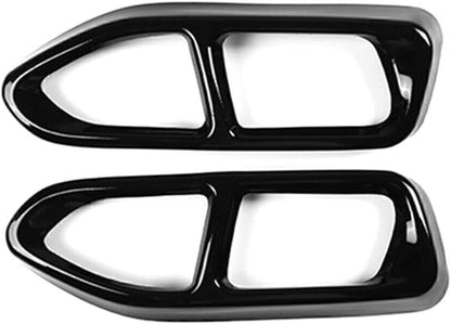 ya 4 8.14 for BMW 7 Series G11 G12 16-18 M Style Tail Muffler Exhaust Pipe Cover Trim