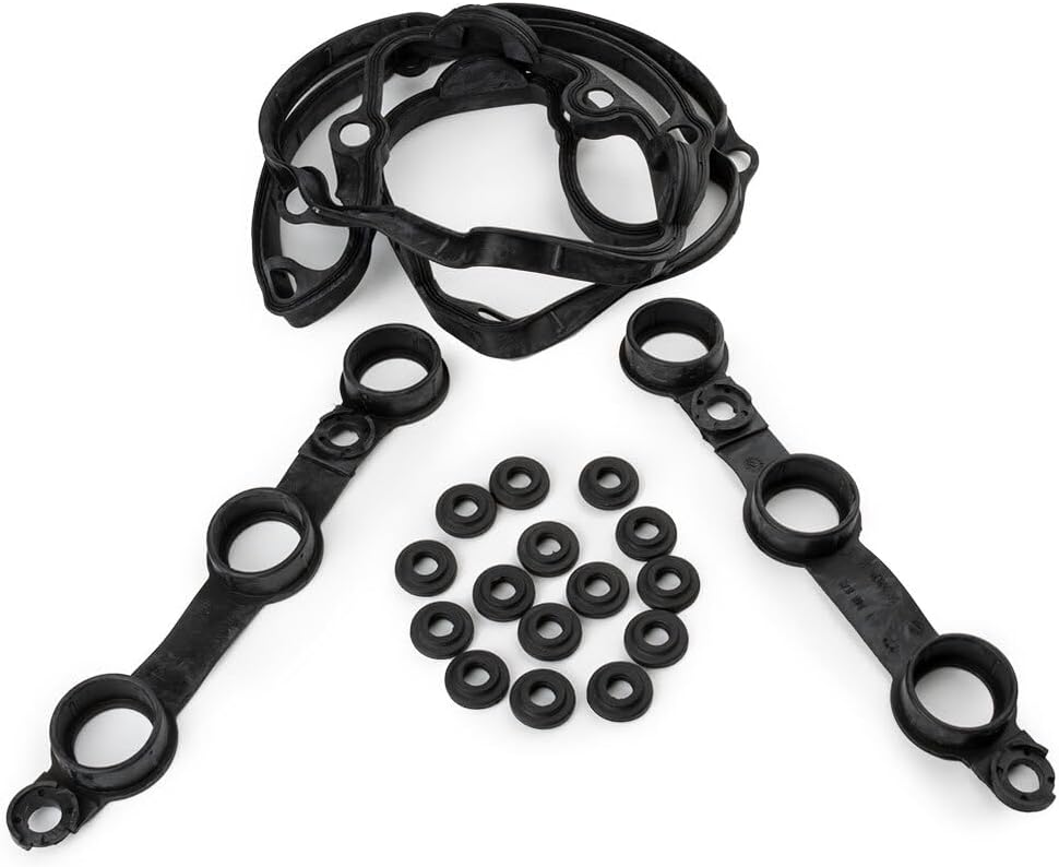ya 11 9.14 baidiValve Cover Gasket Kit for BMW 2002-2006 E46 E53 E60 E83 E85 X3 Z4 11120030496