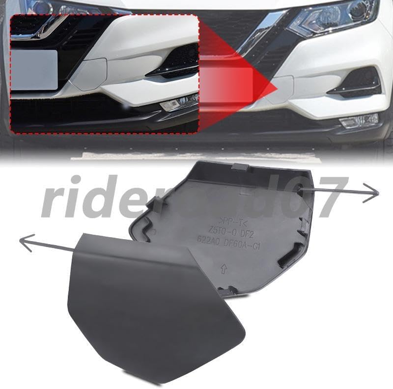 ya 6 8.24 baidi NEW Front Bumper Tow Hook Cap/Cover for Nissan Rogue Sport 2020-2023