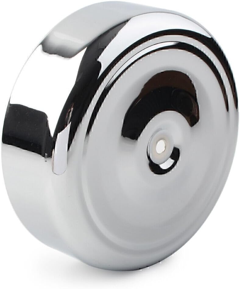 ya 5 8.10 Chrome 7 Air Cleaner Cover Plain for Harley Touring Softail Dyna Metal motor