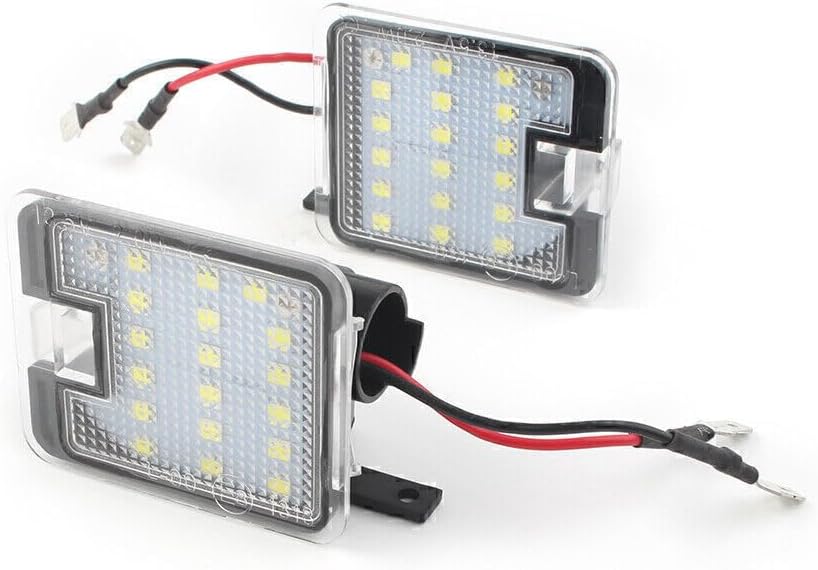 ya 13 9.15 baidi 2 Pack 12V LED White License Plate Lights for Ford S-MAX C-MAX Kuga Mondeo