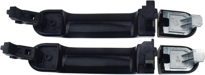 ya 2 8.15 Rear Door Handles Driver and Passenger External Fits 2007-2012 for Nissan Versa 