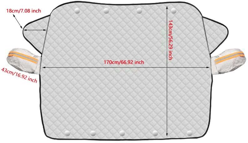 ya 5 8.24 baidi New car windshield windshield front glass sunshade snow frost protection L