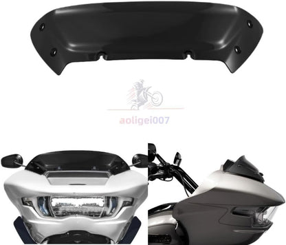 ya 23 10.7 baidi 6 Wave Windshield Windscreen for Harley CVO Road Glide FLTRXSE FLTRXSE 23+Black