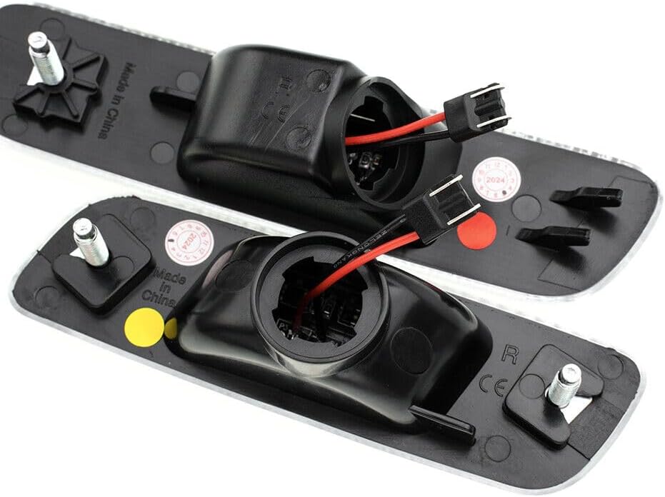 ya 7 8.24 baidi 4 Pack LED Yellow and Red Side Marker Signal Lights Fenders for 2001-2005 for Lexus IS300 