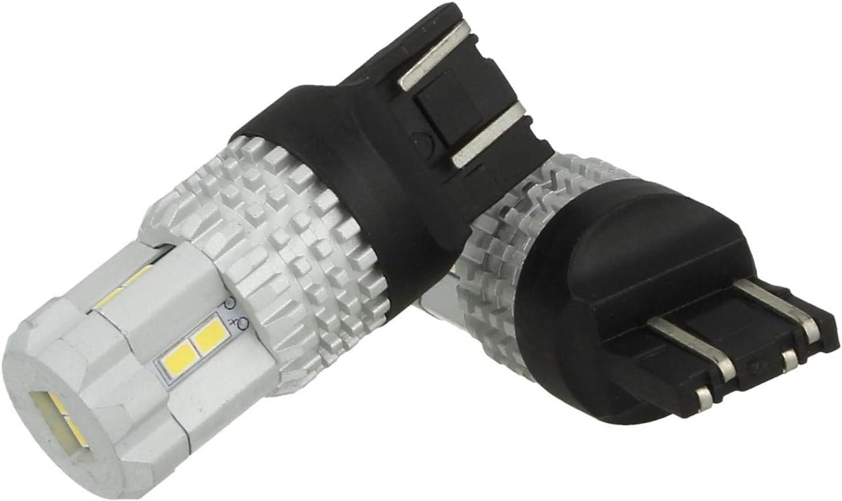ya 13 9.15 baidi T20 7443 W21/5W LED Brake Reverse Light Bulb Canbus Error Free 6500K White