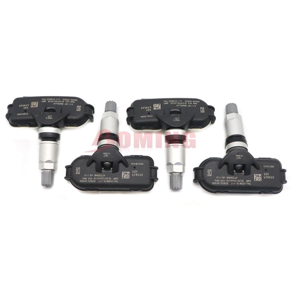 ya 3 8.24 baidi 4 Pack TPMS Tire Pressure Sensor 434MHz for Hyundai for Elantra HD MD 52933-3X300