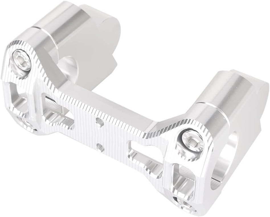 ya 4 8.8.2 Handle Bar Riser Clamp Mount CNC Aluminum Silver Fit for BMW R1200GS 2013 2014 motor