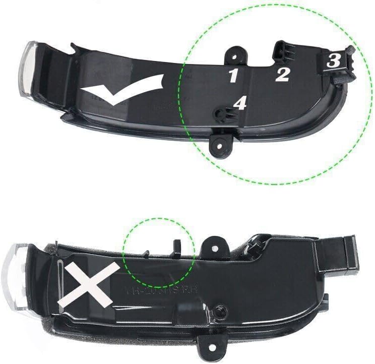 ya 2 8.15 A pair of mirror signal lights suitable for Mercedes-Benz C-Class W203 C230 C240 C32 2004-2007