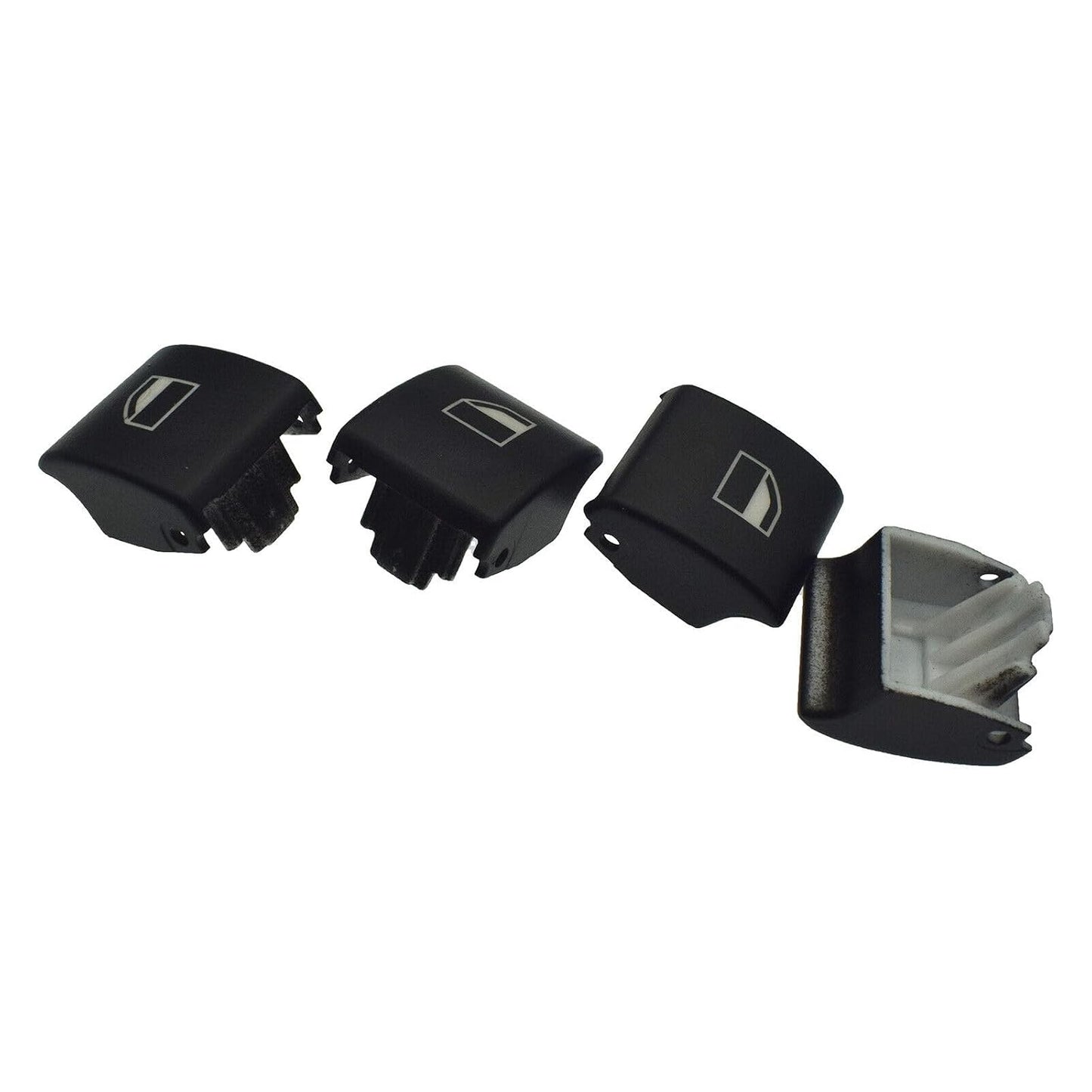 ya 4 8.8.2 Four Electric Window Switch Button Covers 61316902183, Suitable for BMW E46 E90 M3 X3 X5