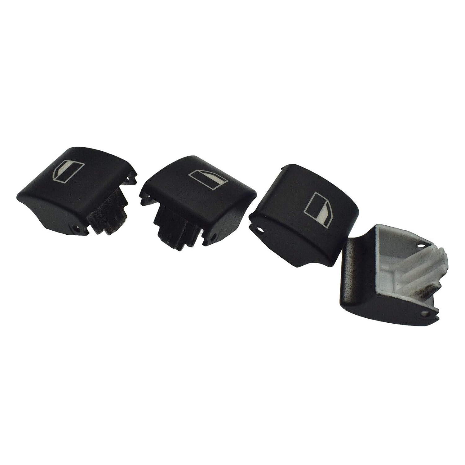ya 4 8.8.2 Four Electric Window Switch Button Covers 61316902183, Suitable for BMW E46 E90 M3 X3 X5