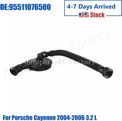 ya 6 8.24 baidi 1PCS Crankcase Vent Valve Pipe Kick Cover for Porsche for Cayenne 2004-2006 3.2 L