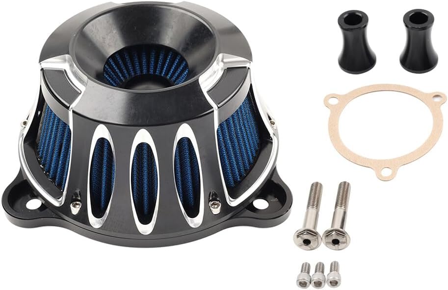 ya 5 8.10 Air Cleaner Intake Filter Kit for Harley Touring 2008-2016 Softail 2016-2017