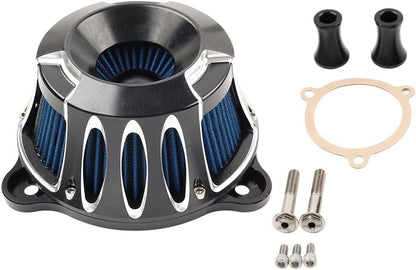 ya 5 8.10 Air Cleaner Intake Filter Kit for Harley Touring 2008-2016 Softail 2016-2017