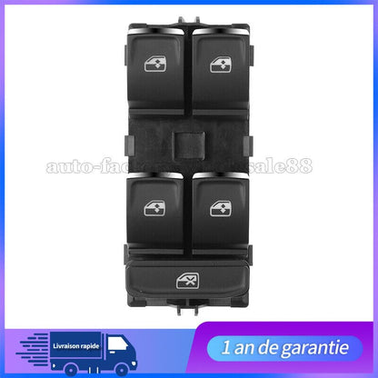 ya 4 8.8 Commande Bouton Leve Vitre Chrome 8 Pin Pour Golf 7 Passat B8 5G0959857C Neuf