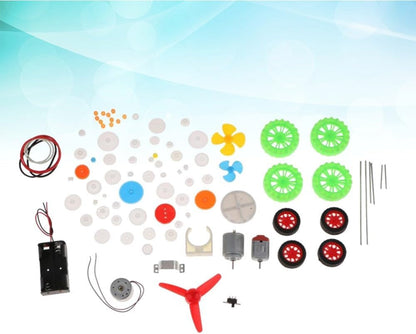 ya 4 8.14 69 Pcs Toy Motor Accessories Mechanical Model Gear Package Parts