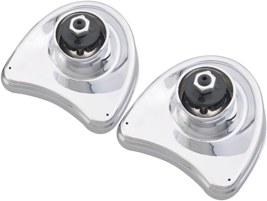 ya 13 9.15 baidi 2X Batwing Inner Fairing Mount Side Rear Mirrors Chrome for Harley Touring 96-13