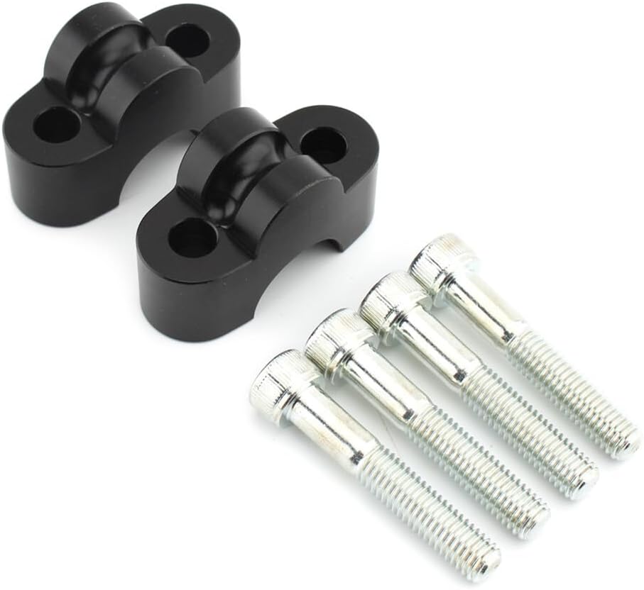 ya 6 8.14 for Honda CB1100 RS CB1100EX MSX125 Black Motor Handle Bar Riser Mounting Clamp