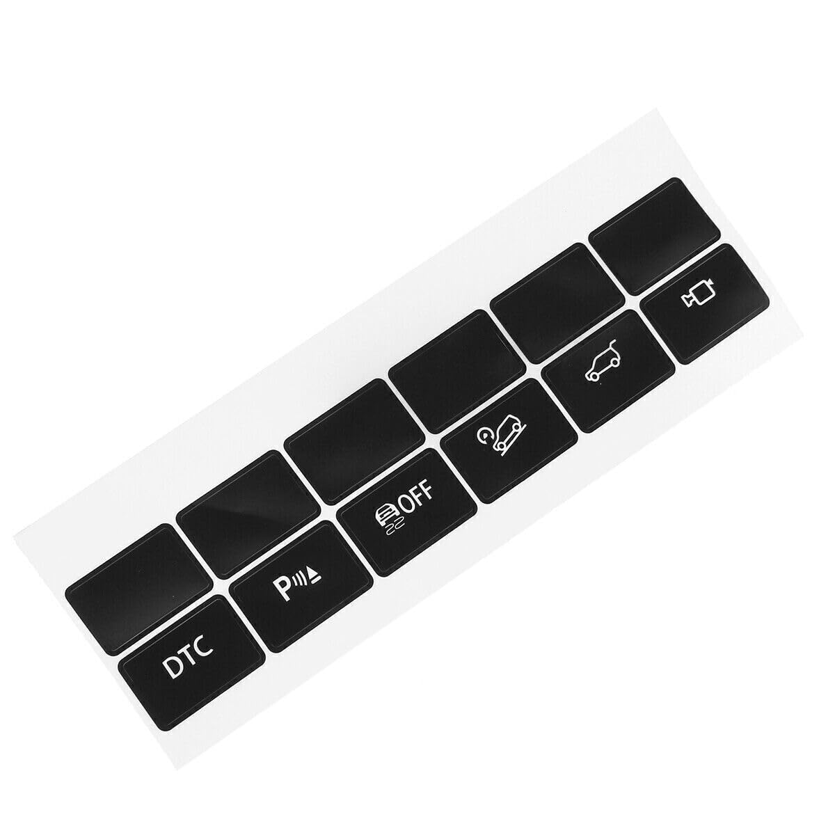 ya 23 10.7 baidi for 2007-2013 for BMW X5 New Replacement Dash Button Stickers DTC Traction Control