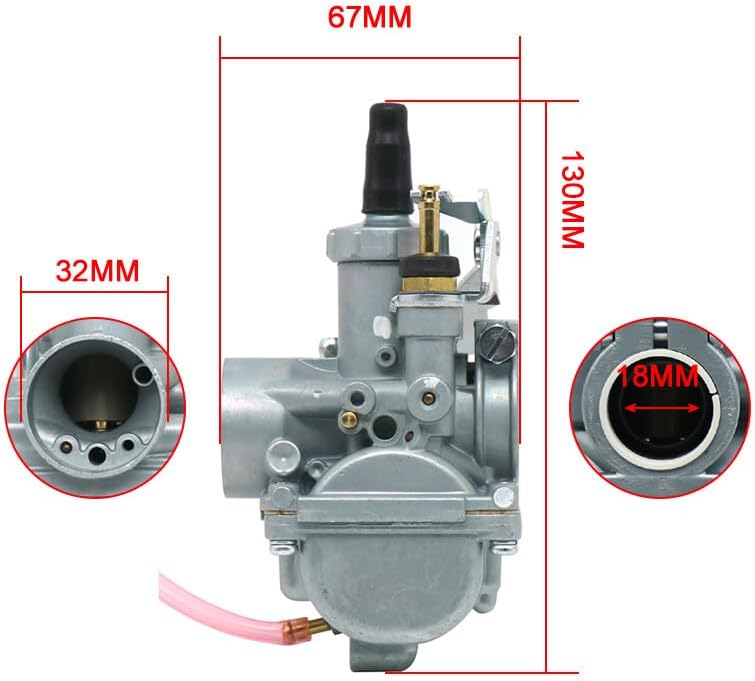 ya 4 8.10 18mm VM18-144 Round Slide Carburetor 18mm for Yamaha Jog JOG50 27V