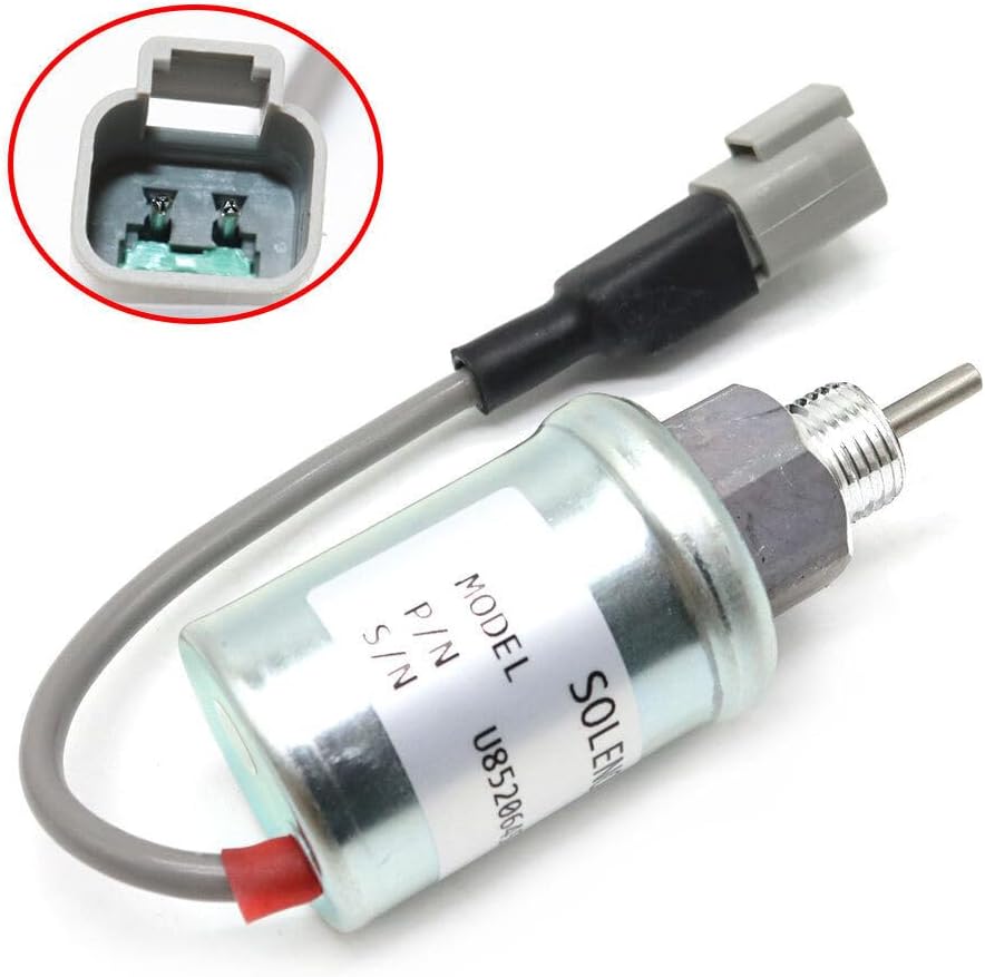 ya 4 8.24 baidi 4PCS 12V Stop Solenoid U85206452 For Perkins 402D 403D 404D 404C 403C 185206452