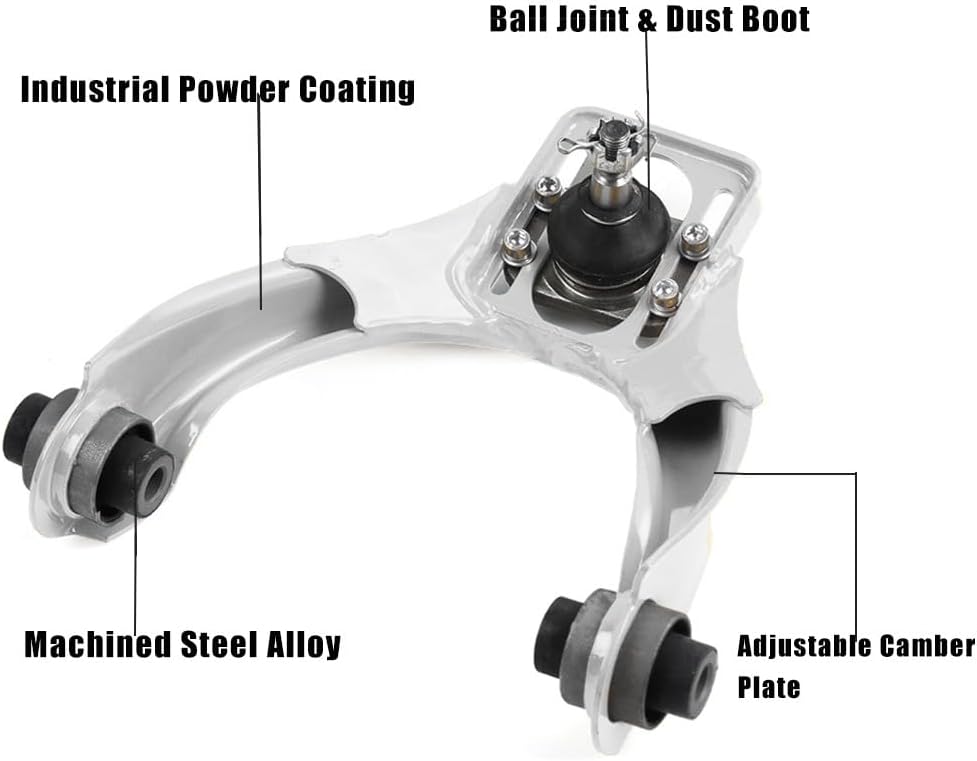ya 13 9.15 baidi 6pcs Silver Lower Control Arm + Front & Rear Camber Kit for Honda for Civic 96-00 EK