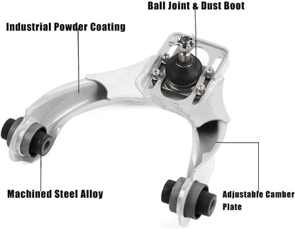 ya 13 9.15 baidi 6pcs Silver Lower Control Arm + Front & Rear Camber Kit for Honda for Civic 96-00 EK