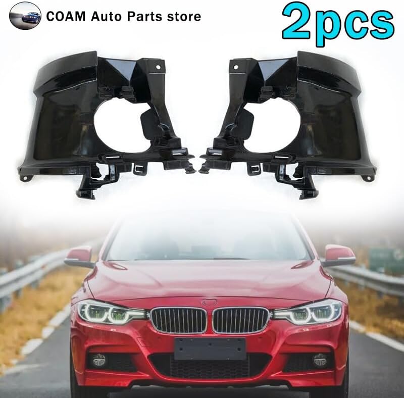 ya 6 8.24 baidi 2pcs Front Support Bracket Fog Light for BMW 3 Series F35 316 320 328 335