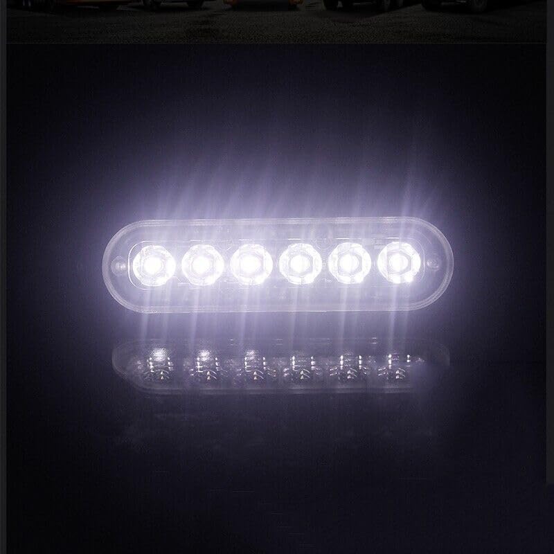 ya 4 8.8 6LED White Work Light, floodlight, Off-Road Driving Fog Light Strip, DC 12V-24V