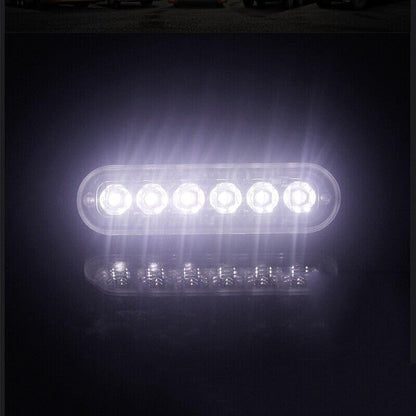 ya 4 8.8 6LED White Work Light, floodlight, Off-Road Driving Fog Light Strip, DC 12V-24V