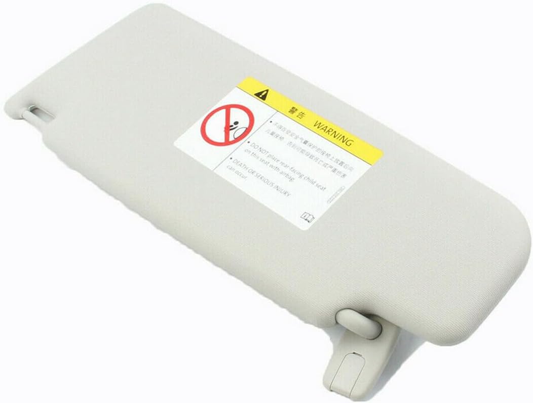 ya 11 9.14 baidiGrayFront Right Side Visor with Light for VW for Golf Rabbit for Passat CC 1KD857552A2F4