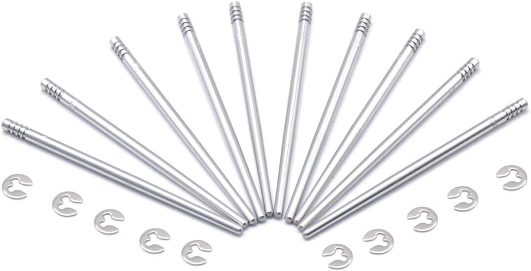 ya 2 8.15 Carburetor 10pcs Jet Needle Oil Needles for 9477 Dellorto PHBH Carb Repair Kit