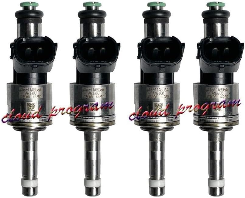 ya 12 10.8 baidi 4PCS Fuel Injectors 16611AB06A For 2020-2023 for Subaru Legacy Outback 2.5L
