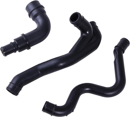 ya 10 9.16 baidi 3Pcs Engine Crankcase Breather Hose Kit for VW for JETTA for Golf MK4 Beetle for Audi 1.8T