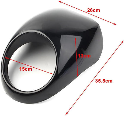 ya 23 10.7 baidi Front Headlight Cowl Fairing Light Cover Fit for Harley Sportster Dyna XL883 XL1200